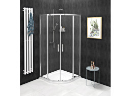 Gelco SIGMA SIMPLY čtvrtkruhová sprchová zástěna 1000x1000 mm, R550, čiré sklo GS5510