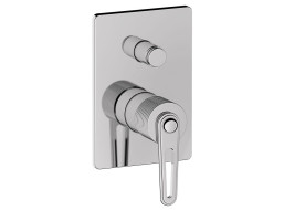 Sapho BEBÉ podomítková sprchová baterie, 2 výstupy, chrom BB042