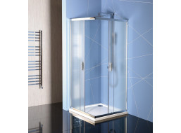 Polysan EASY LINE čtvercová sprchová zástěna 900x900mm, sklo BRICK EL5138
