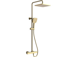 Sapho DAKAR sprchový sloup s termostatickou baterií, zlato mat SZ139GB