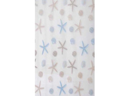 Aqualine Sprchový závěs 180x200cm, vinyl, hvězdice ZV016