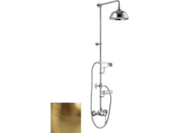 Sapho VIENNA sprchový sloup s pákovou baterií, mýdlenka, 1291mm, bronz VO138BR