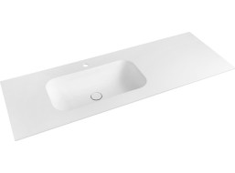 Sapho TREOS umyvadlo 131, 6x51, 3 cm, rockstone, levé, bílá mat TS132-0101-L