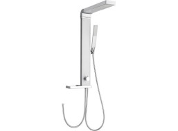 Aqualine ROME sprchový sloup k napojení na baterii, hlavová, ruční sprcha, chrom SL760