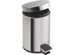 Aqualine SIMPLE LINE odpadkový koš kulatý 12l, nerez lesk 27112