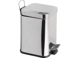 Aqualine SIMPLE LINE odpadkový koš hranatý 3l, nerez lesk GAQ003