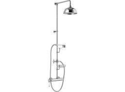 Sapho VIENNA sprchový sloup s pákovou baterií, mýdlenka, 1267mm, chrom VO139