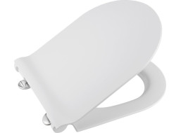 GSI PURA/KUBE X/NORM WC sedátko, SLIM, Soft Close, bílá/chrom MS86CSN11