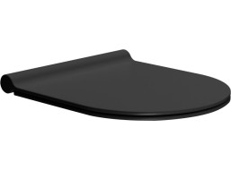 GSI PURA/KUBE X sedátko, SLIM, Soft Close, duroplast, černá mat MS76SN26