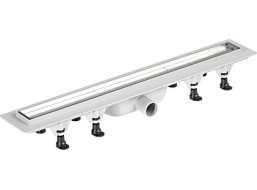 Polysan TILE podlahový žlab s nerezovým roštem pro dlažbu, L-920mm, DN40 72839
