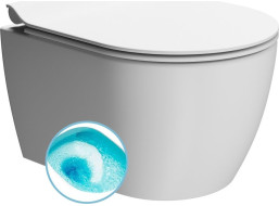 GSI PURA závěsná WC mísa, Swirlflush, 35x46cm, bílá dual-mat 880209