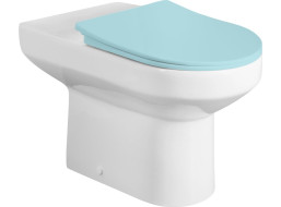 Aqualine VERMET WC kombi mísa, zadní/spodní odpad, bílá VR038-432