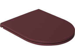 Isvea INFINITY WC sedátko, SLIM, odnímatelné, Soft Close, maroon red 40KF0543I-S