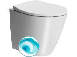 GSI MODO WC mísa stojící, Swirlflush, 37x52cm, spodní/zadní odpad, bílá dual-mat 981009