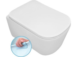 Kerasan TRIBECA závěsná WC mísa, Rimless, 35x54cm, bílá 511401