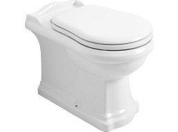 Kerasan RETRO WC mísa stojící, 39x61cm, spodní/zadní odpad, bílá 101601