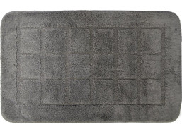 Ridder DELHI Koupelnová předložka 50x80cm s protiskluzem, 100% polyester, tmavě šedá 1712300