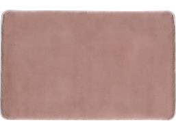 Gedy FUZZY koupelnová předložka, 50x80cm, 100% polyester, protiskluz, růžová 96FY508010
