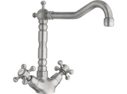 Sapho ANTEA stojánková dřezová baterie s retro hubicí, nikl 3128