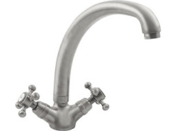 Sapho ANTEA stojánková dřezová baterie, výška 265mm, nikl 3118