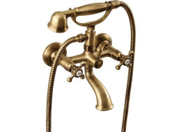 Sapho ANTEA nástěnná vanová baterie kompletní, bronz 3016