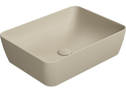 GSI SAND/NUBES keramické umyvadlo na desku 50x38cm, creta mat 903708