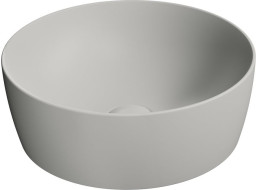 GSI NUBES keramické umyvadlo na desku průměr 40cm, cenere mat 903917
