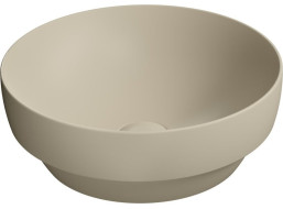 GSI PURA keramické umyvadlo na desku, průměr 40cm, creta mat 884608
