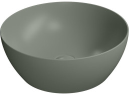 GSI PURA keramické umyvadlo na desku, průměr 42cm, agave mat 885104