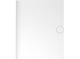 Polysan MIRAI sprchová vanička z litého mramoru, obdélník 120x80x1, 8cm, levá, bílá 73177