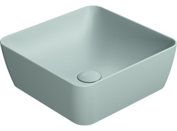 GSI SAND/NUBES keramické umyvadlo na desku 38x38cm, ghiaccio mat 903815