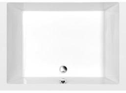 Polysan DEEP hluboká sprchová vanička s konstrukcí, obdélník 120x90x26cm, bílá 72392
