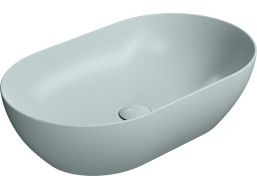 GSI PURA keramické umyvadlo na desku 60x37cm, ghiaccio mat 883415