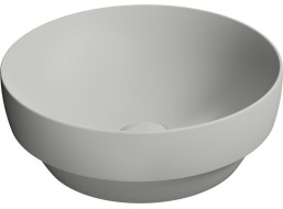 GSI PURA keramické umyvadlo na desku, průměr 40cm, cenere mat 884617