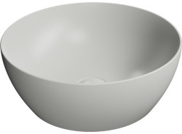 GSI PURA keramické umyvadlo na desku, průměr 42cm, cenere mat 885117