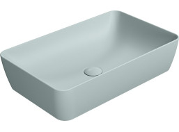 GSI NUBES keramické umyvadlo na desku 60x38cm, ghiaccio mat 903615