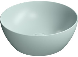 GSI PURA keramické umyvadlo na desku, průměr 42cm, ghiaccio mat 885115