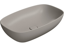 GSI NUBES keramické umyvadlo na desku 60x38cm, tortora mat 978305
