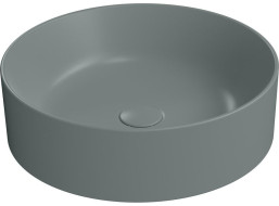 GSI KUBE X keramické umyvadlo na desku, průměr 45cm, agave mat 942704