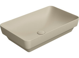 GSI PURA keramické umyvadlo na desku 60x38cm, creta mat 883708