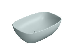 GSI NUBES keramické umyvadlo na desku 50x35cm, ghiaccio mat 978415