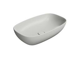 GSI NUBES keramické umyvadlo na desku 60x38cm, cenere mat 978317