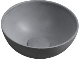 Sapho MINOR betonové umývátko na desku, Ø 26cm, šedá MR26017