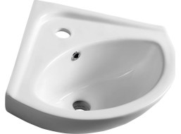 Aqualine LUIGI keramické umývátko rohové 34x34 cm, bílá FS161