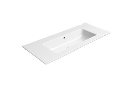 GSI PURA keramické umyvadlo Slim 102x46cm, bez otvoru, bílá ExtraGlaze 8886011