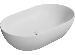GSI PURA keramické umyvadlo na desku 60x37cm, bílá mat 883409