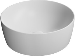 GSI NUBES keramické umyvadlo na desku průměr 40cm, bílá mat 903909