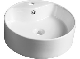 Sapho YAKARTA keramické umyvadlo na desku, Ø 46 cm, bílá BH7021