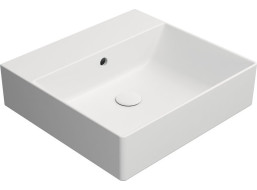 GSI KUBE X keramické umyvadlo 50x47cm, bez otvoru, bílá mat 9430009