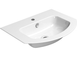 GSI PURA keramické umyvadlo Slim oblé 62x48cm, broušená spodní hrana, bílá ExtraGlaze 88279111
